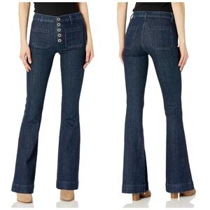 COPY - Ramy Brook Women’s Cindy High Rise Flare Button Fly Jean Size 27